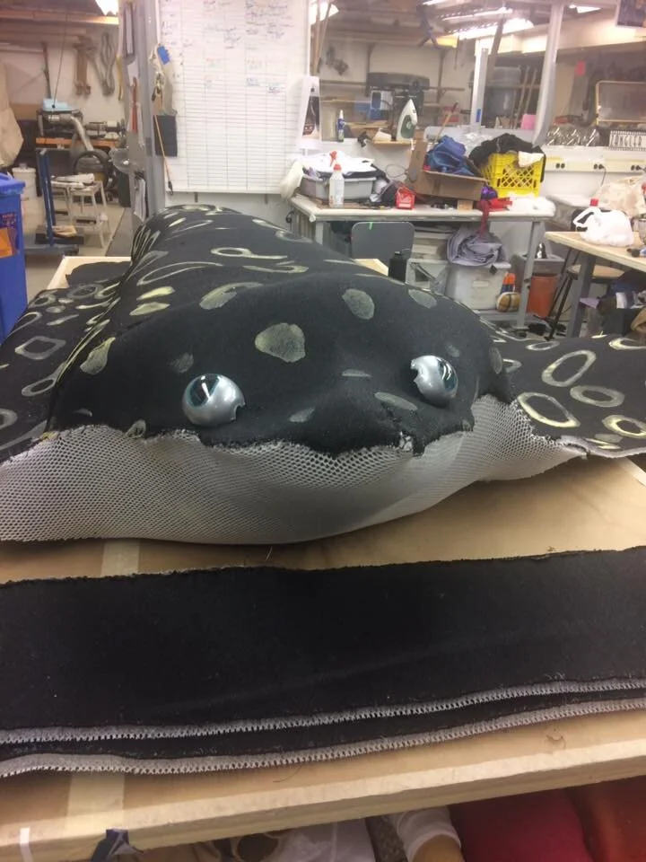 Ray Puppet designed by Sarah Norton