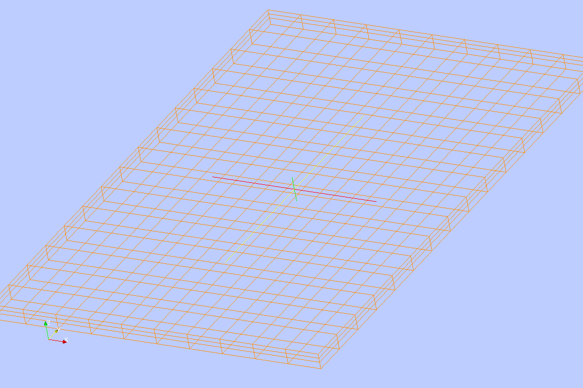 Isometric View of the Model Grid
