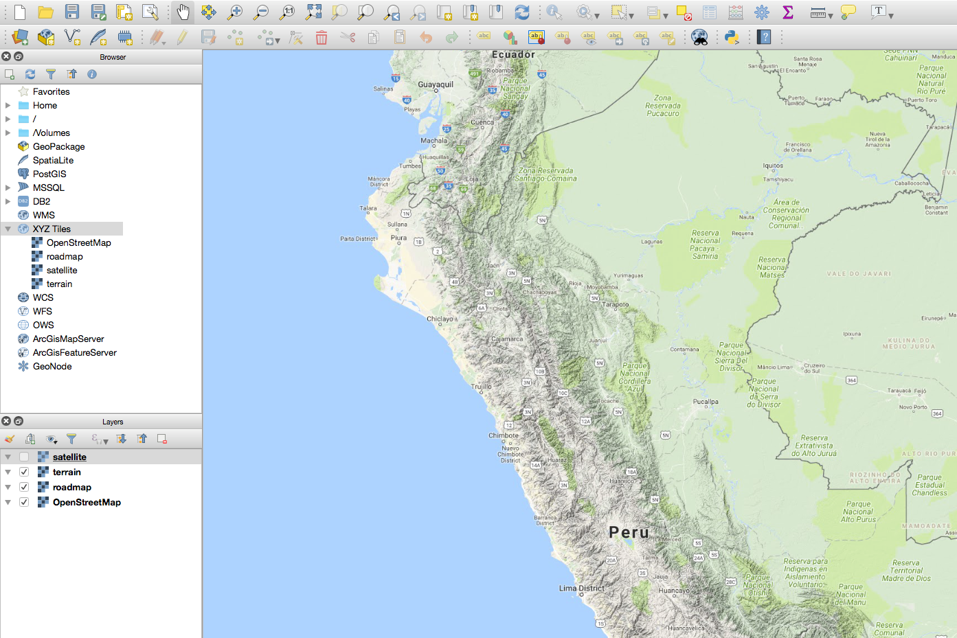 How do I import a Google map into Qgis?