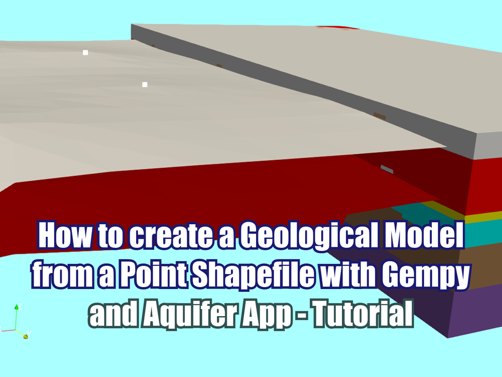 How to create a Geological Model from a Point Shapefile with Gempy and ...