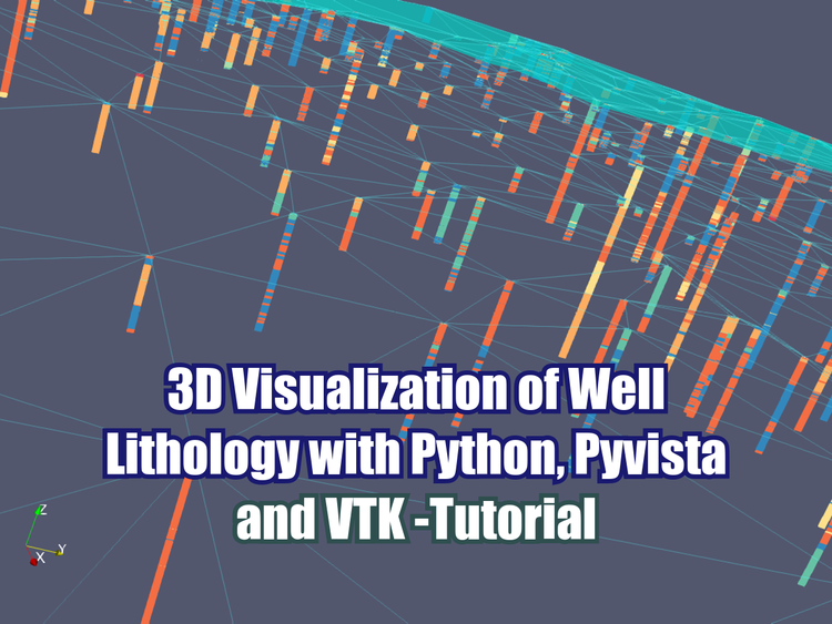 3D Visualization of Well Lithology with Python, Pyvista and VTK ...
