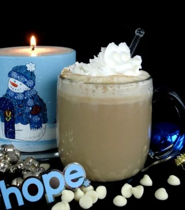 white chocolate coffee holiday drinks sober