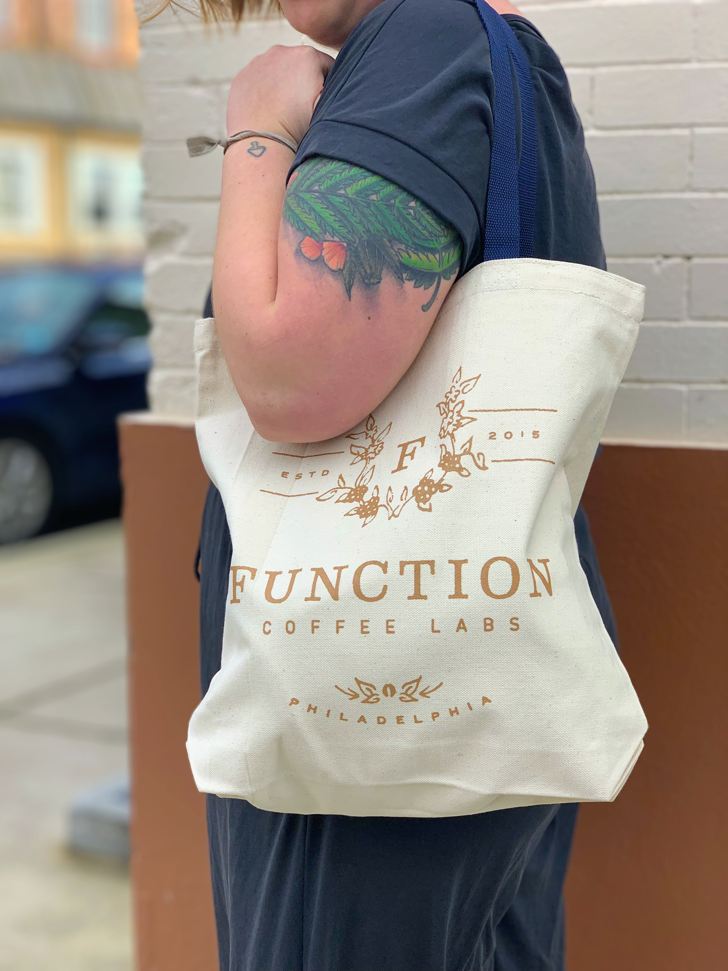 Two-Tone Canvas Tote