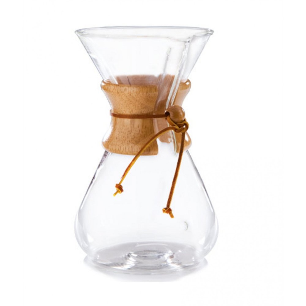 Chemex 3-Cup Pour-Over Classic Series Glass Coffee Maker – The  Concentrated Cup
