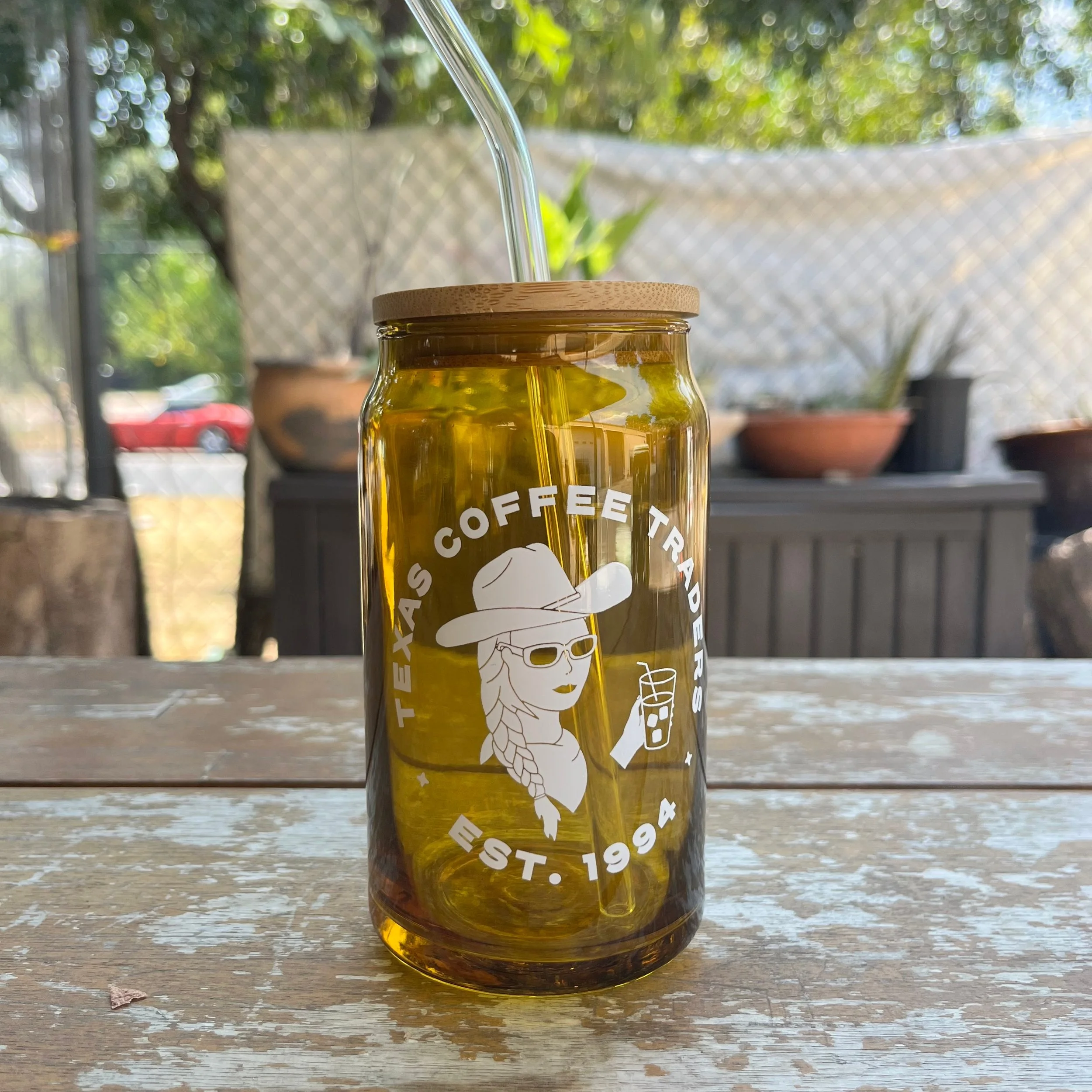 Coffee Traders Glass Tumbler