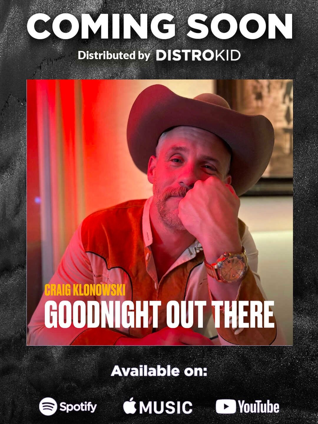 "Goodnight Out There"
out April 21 just in time for the Spring Equinox

Pre-Save Now:
https://distrokid.com/hyperfollow/craigklonowski/goodnight-out-there/

Just in time for your Vernal equinox reflections:
"Goodnight Out There&rdquo; 