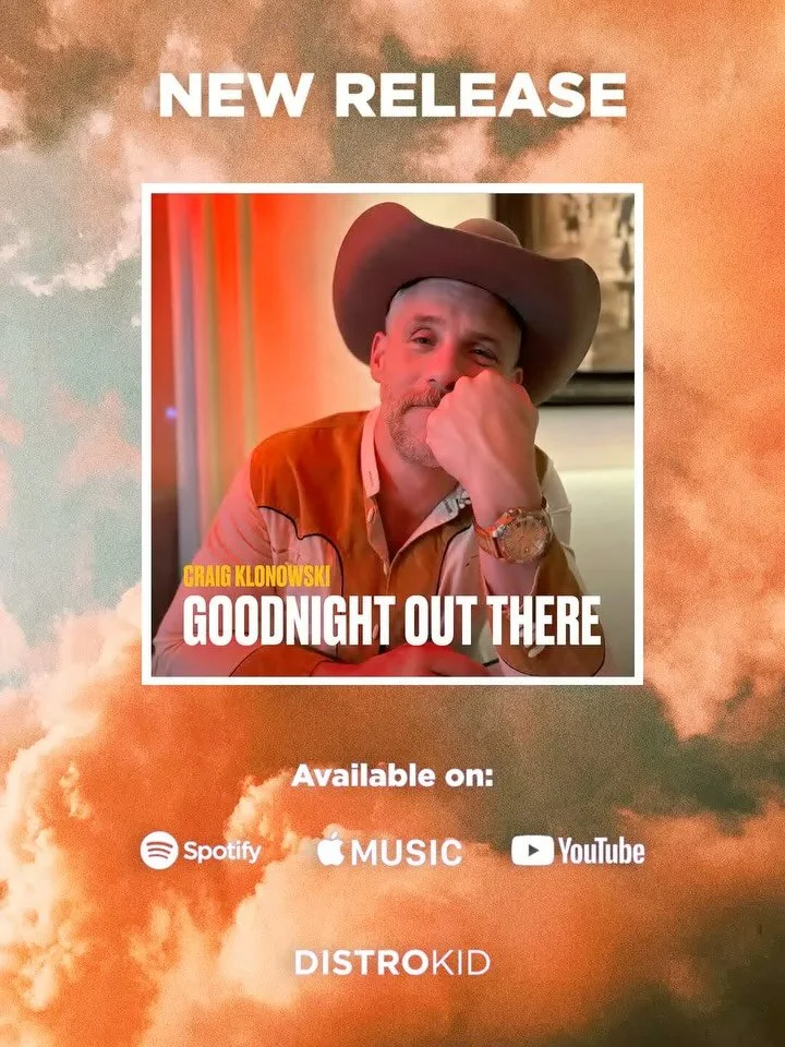&ldquo;Goodnight Out There&rdquo;
Available Everywhere!

https://distrokid.com/hyperfollow/craigklonowski/goodnight-out-there/

&ldquo;Goodnight Out There&rdquo; pairs intimate strings with earnest piano and a lullaby-like chorus, creating a quiet fo