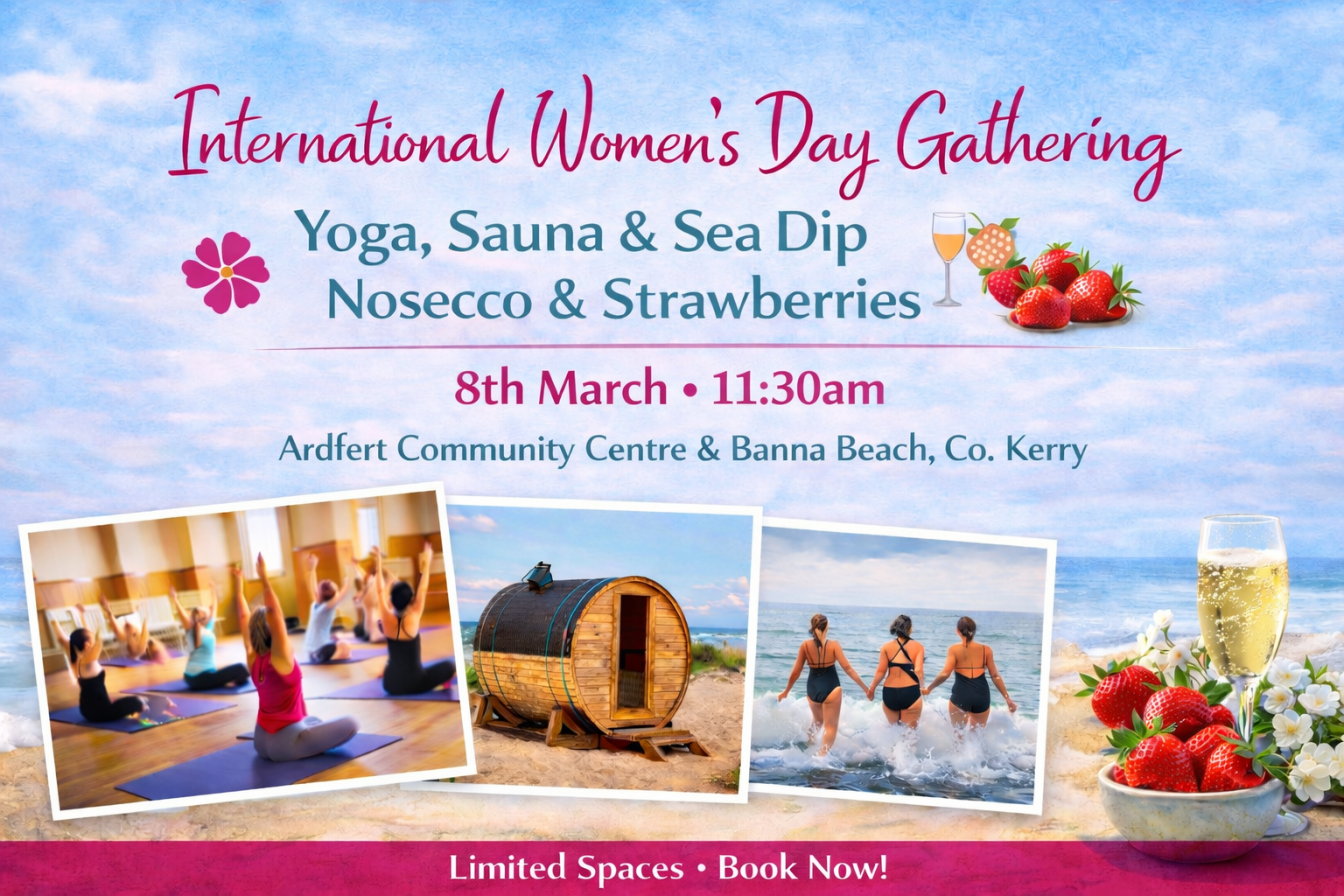 International Women's Day Yoga &amp; Sauna Banna