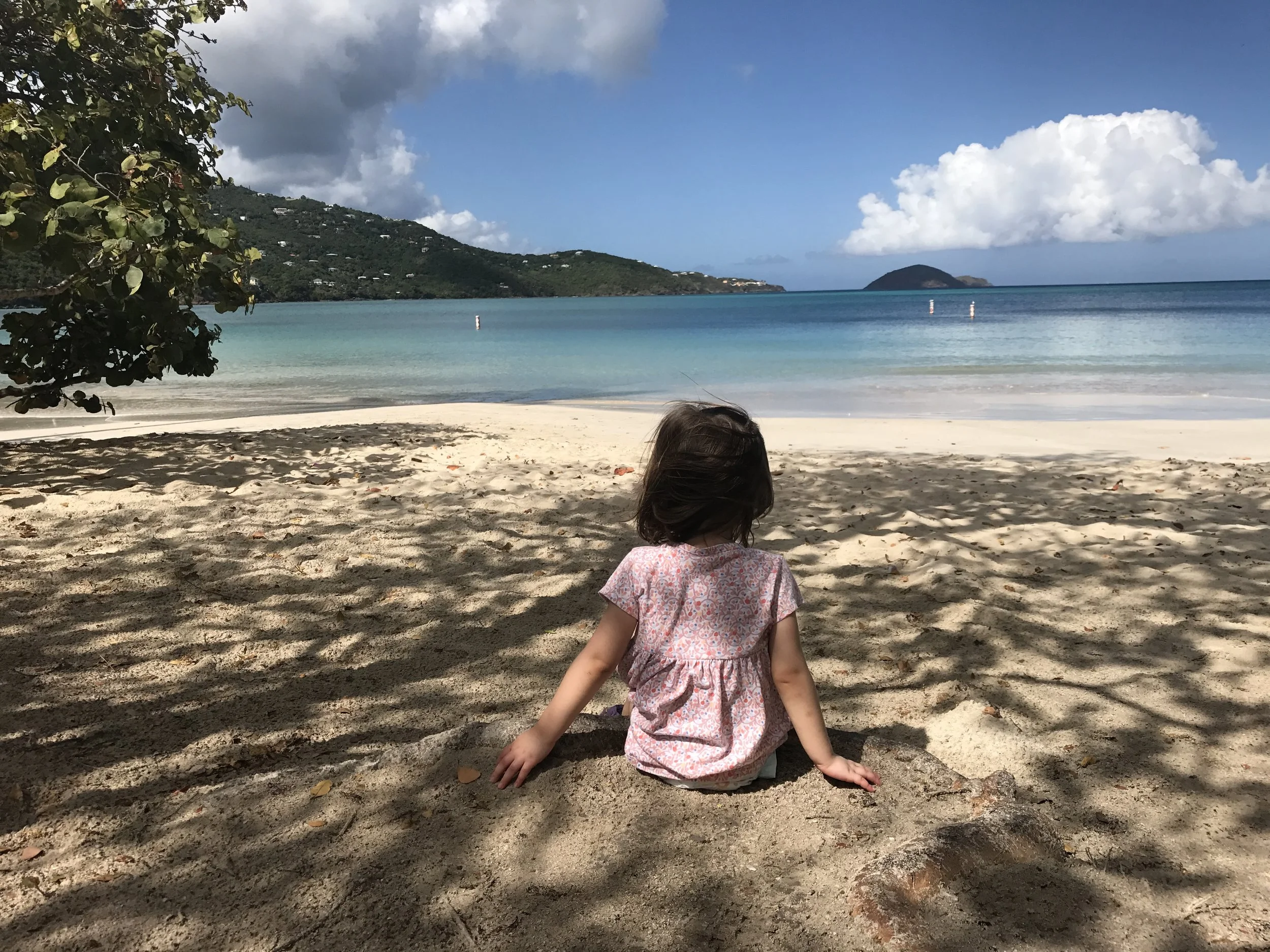 Beach shade.
