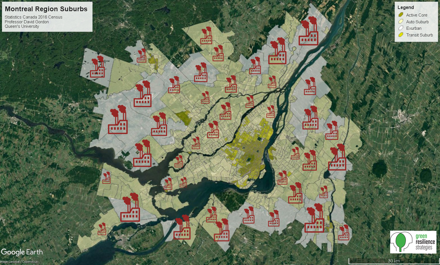Car Oriented Sprawl Increases Driving Ghgs In Greater Montreal Green Resilience Strategies