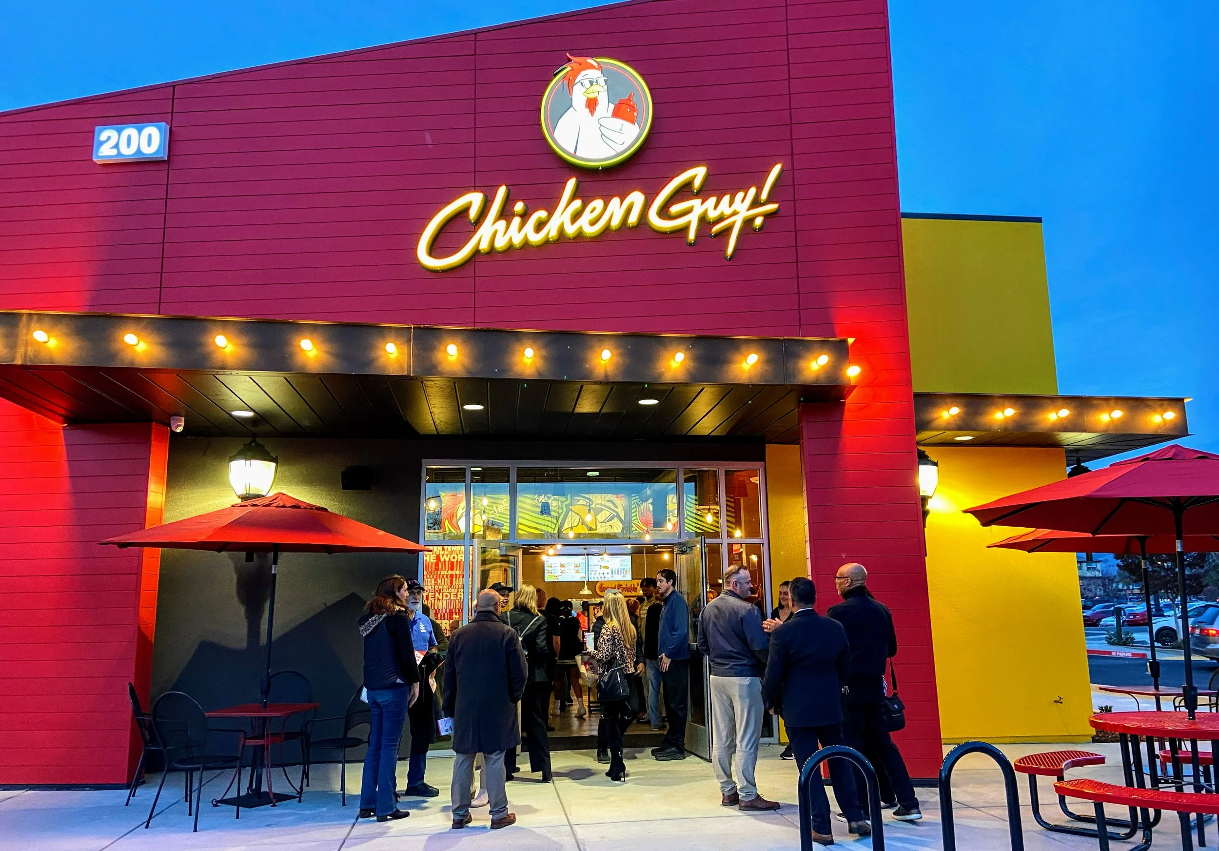 Guy Fieri’s Chicken Guy! restaurant grand opening in Napa County was a scene, as expected