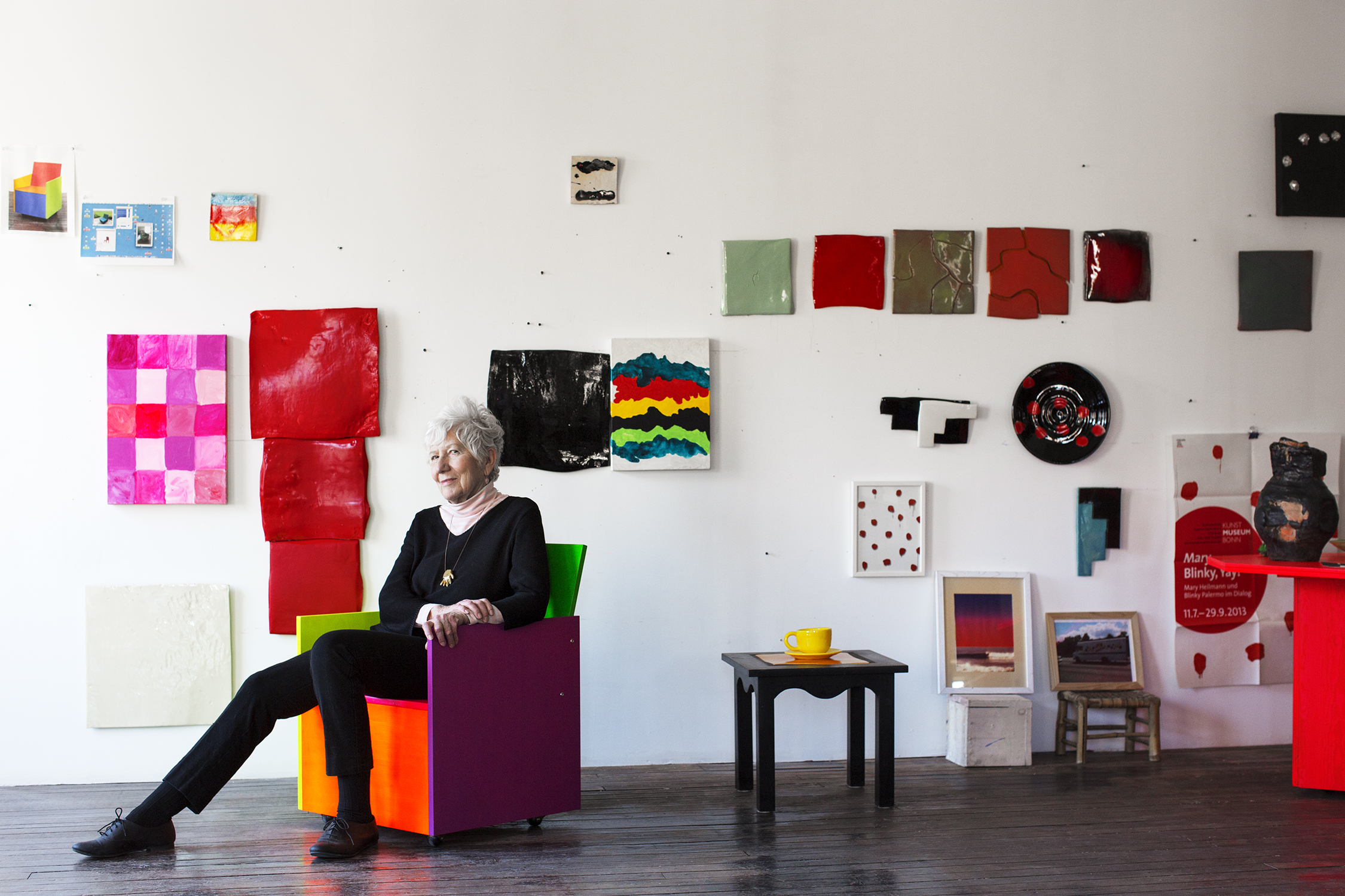 Mary Heilmann, New York studio