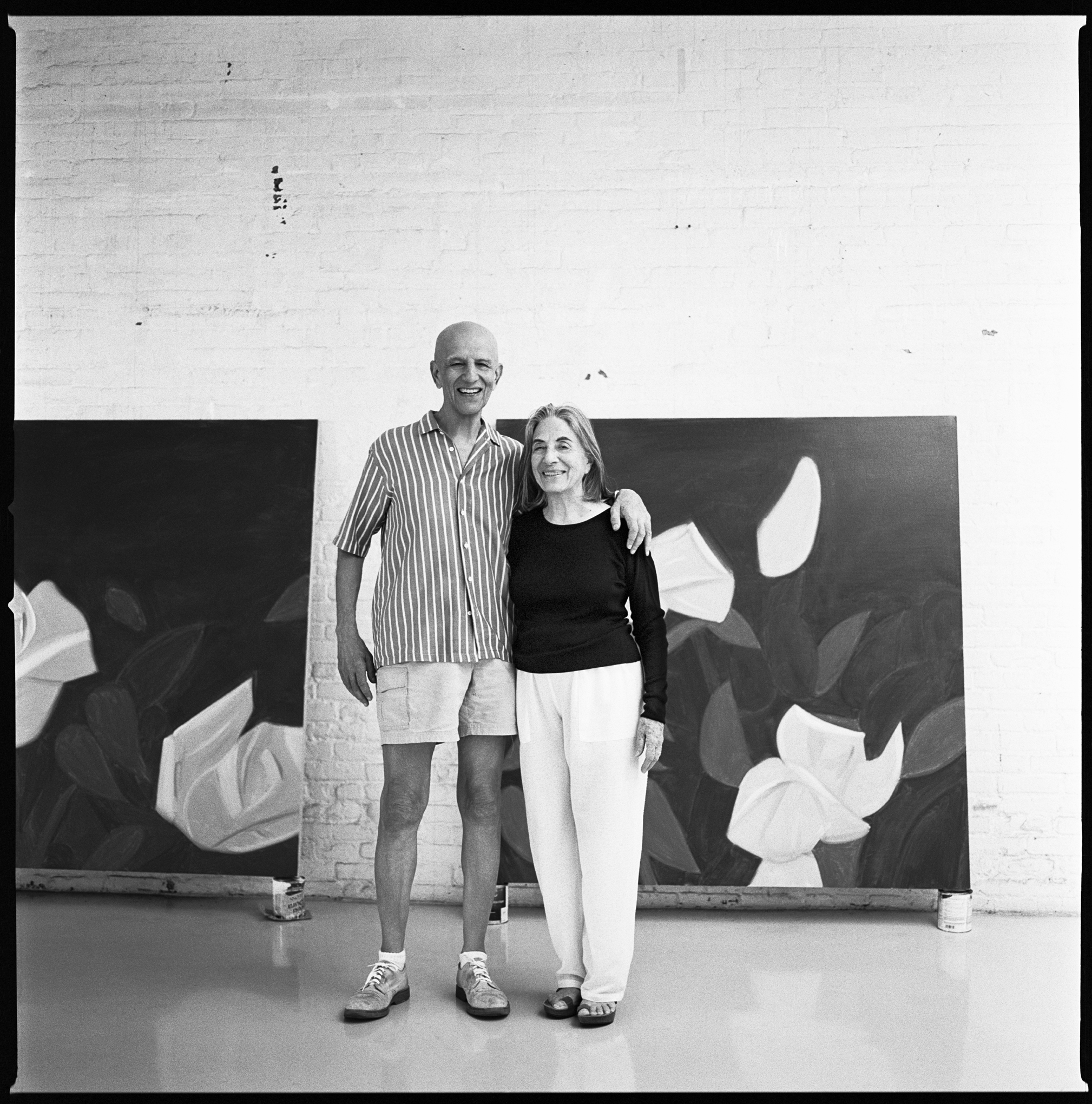 Alex Katz and Ada Katz, New York studio