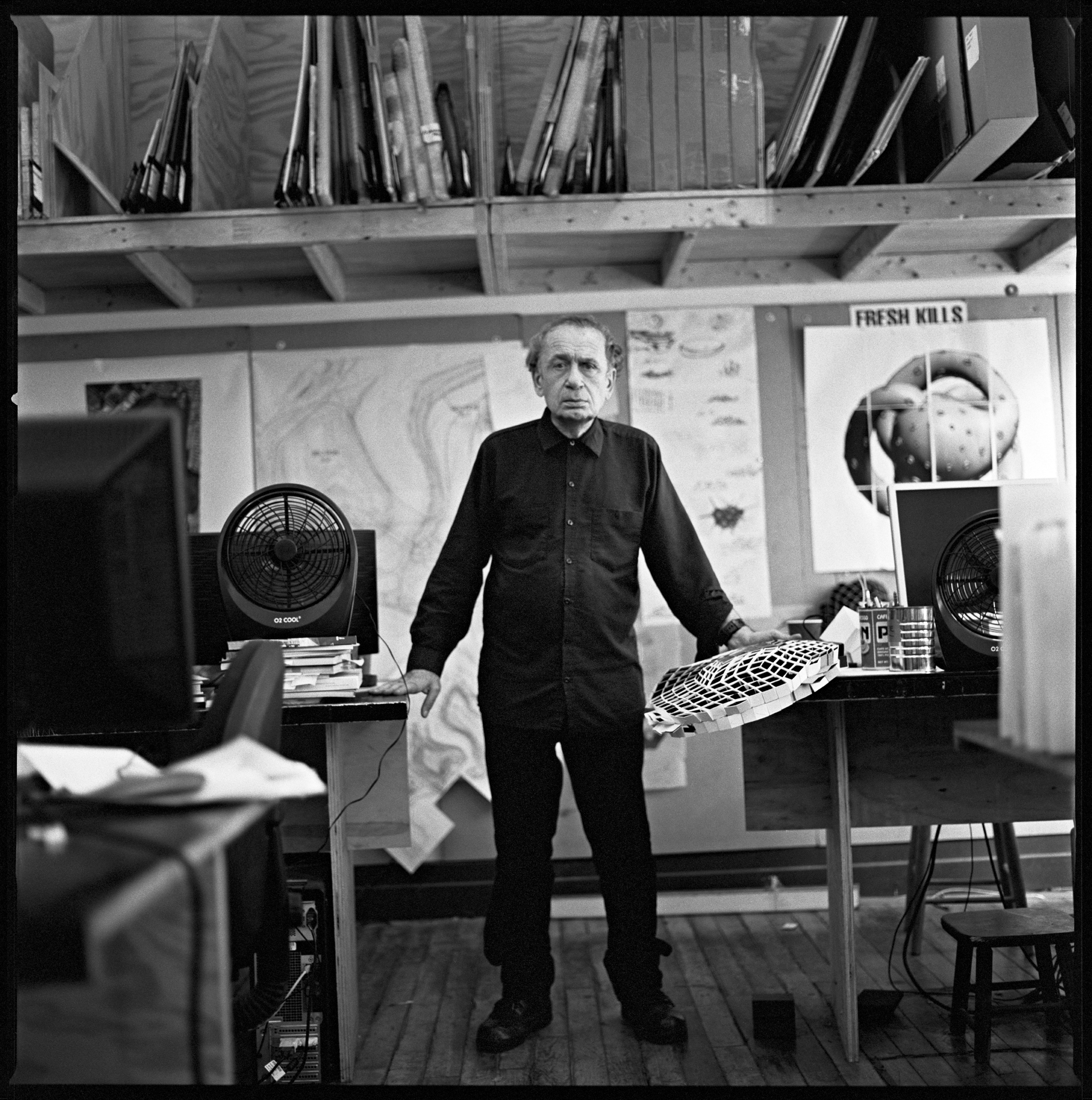Vito Acconci, Brooklyn, NY studio