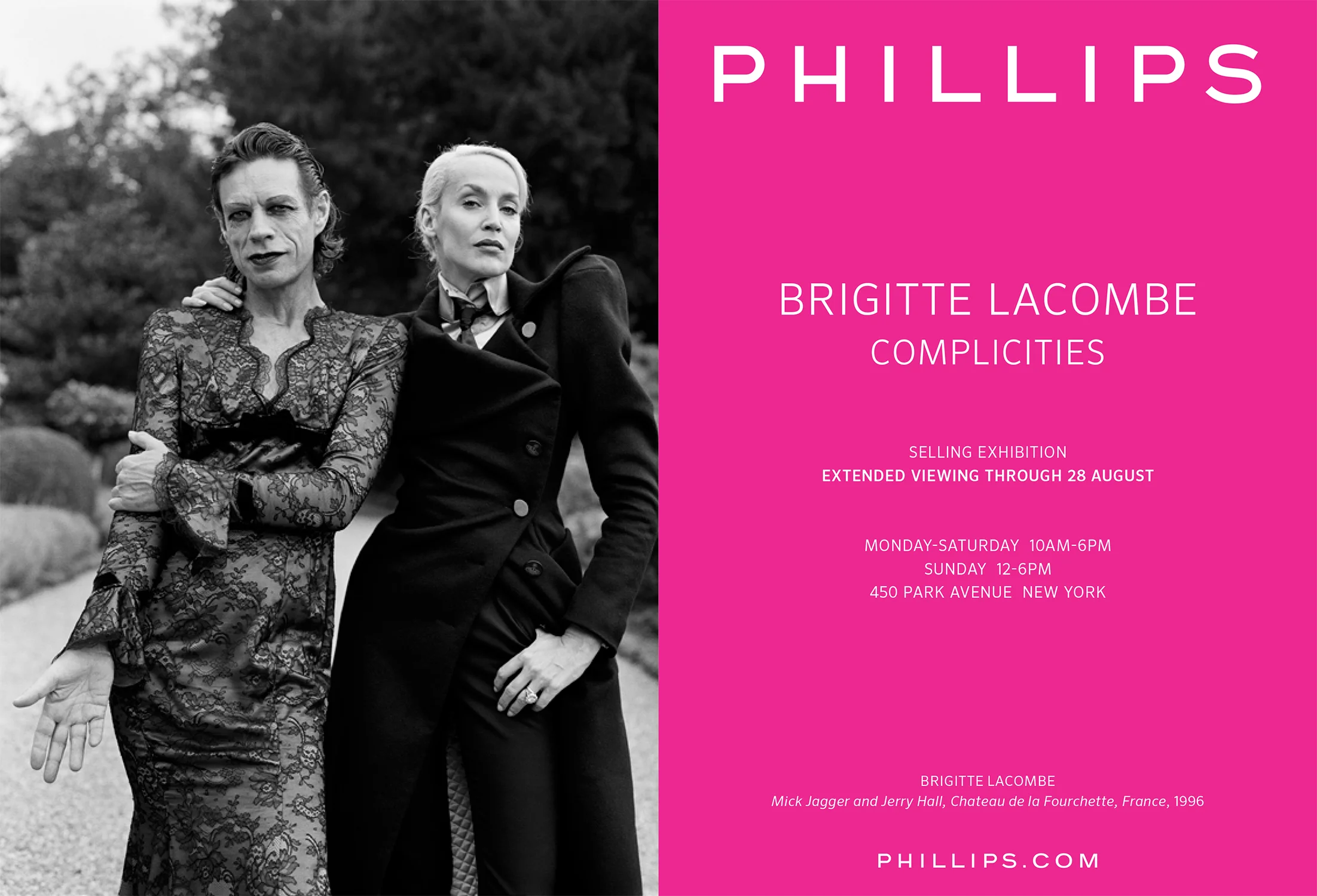 "Brigitte Lacombe Complicities" at Phillips NYC, 2015