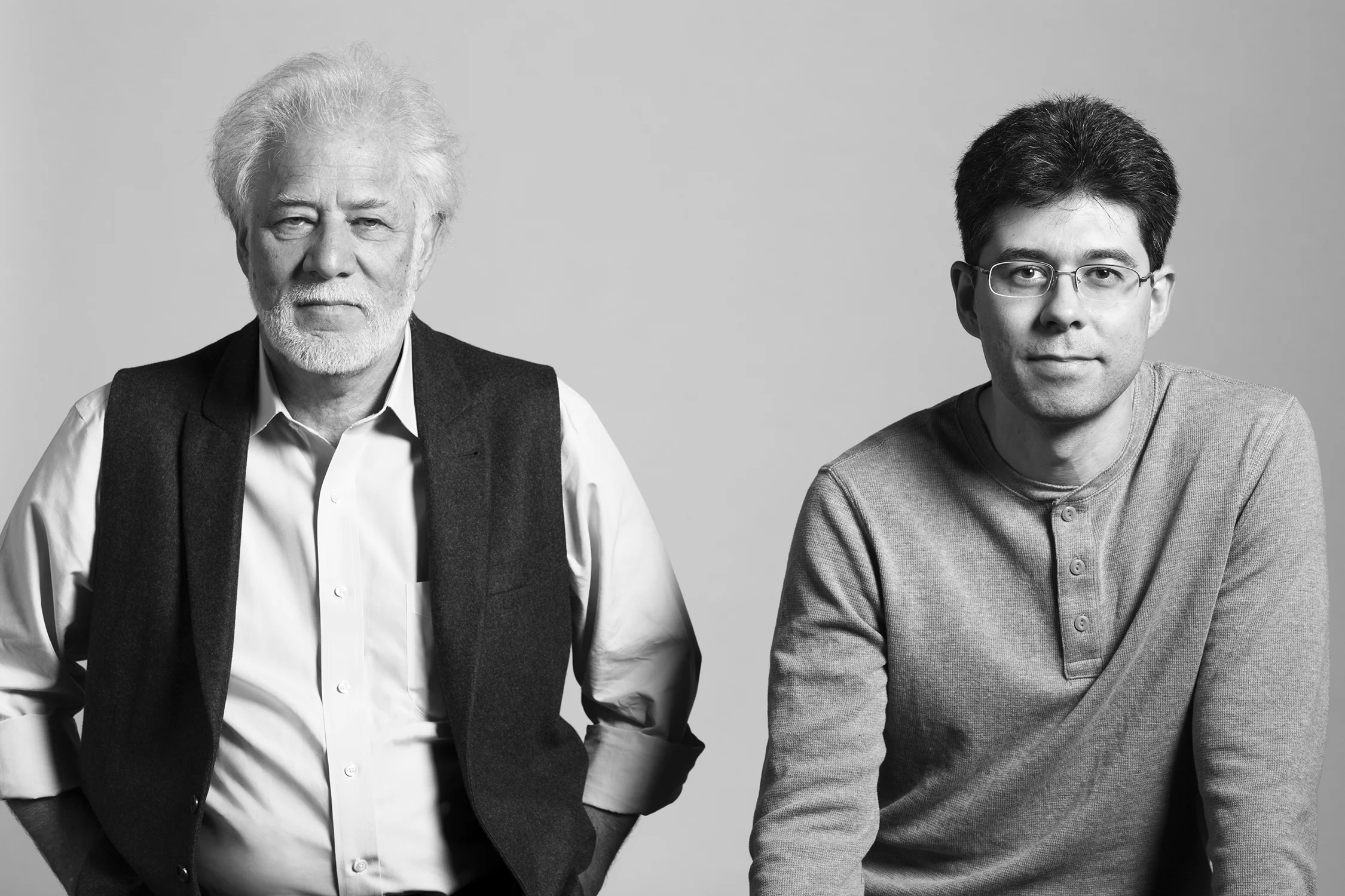 Michael Ondaatje and Miroslav Penkov, Rolex Mentor & Protégé Arts Initiative, Mexico City