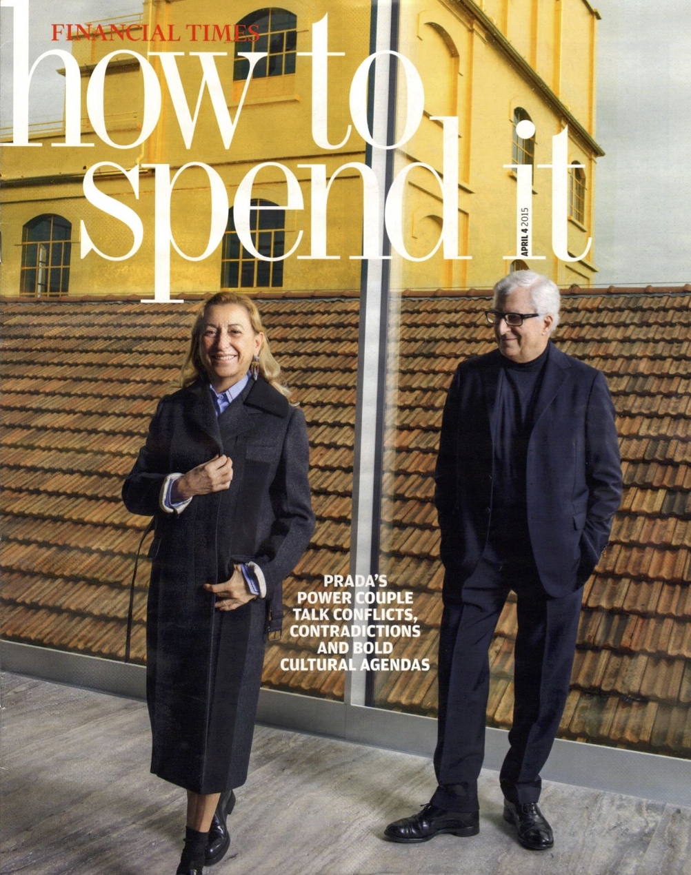 Miuccia Prada and Patrizio Bertelli, Fondazione Prada Milano, Financial Times Magazine