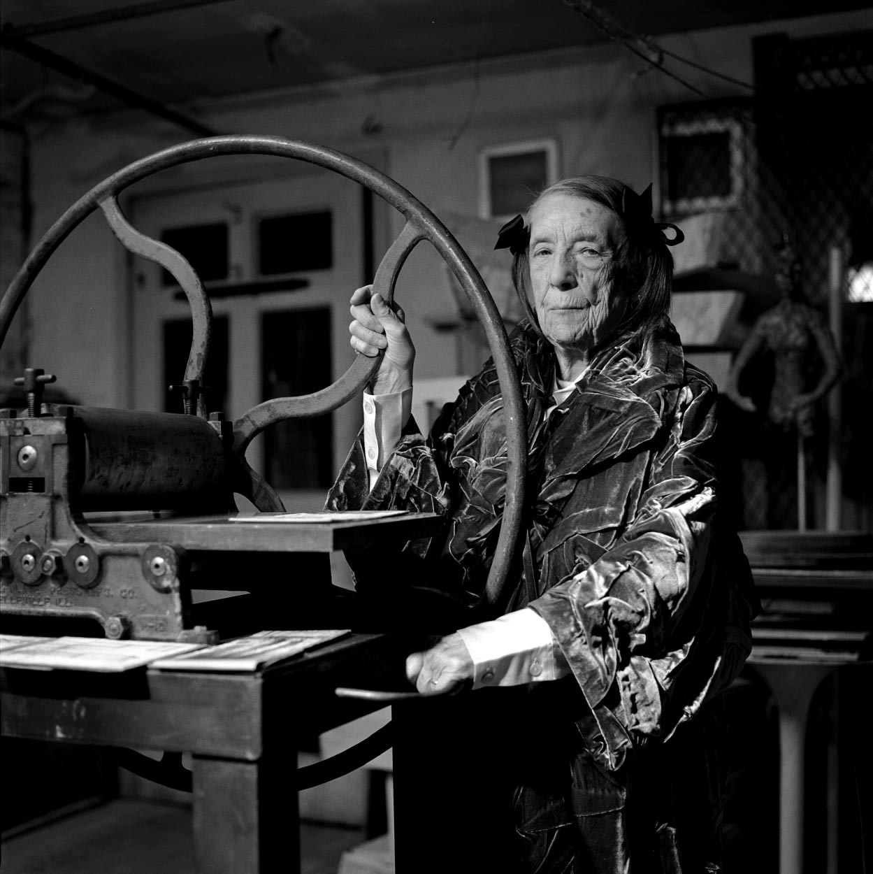 Louise Bourgeois, at home, New York