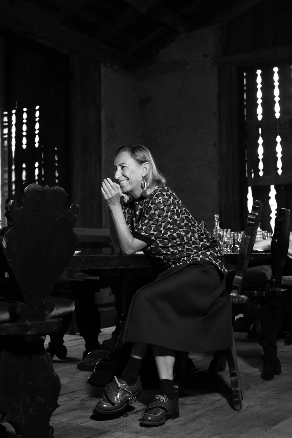 Miuccia Prada, Harper's Bazaar UK, St. Moritz