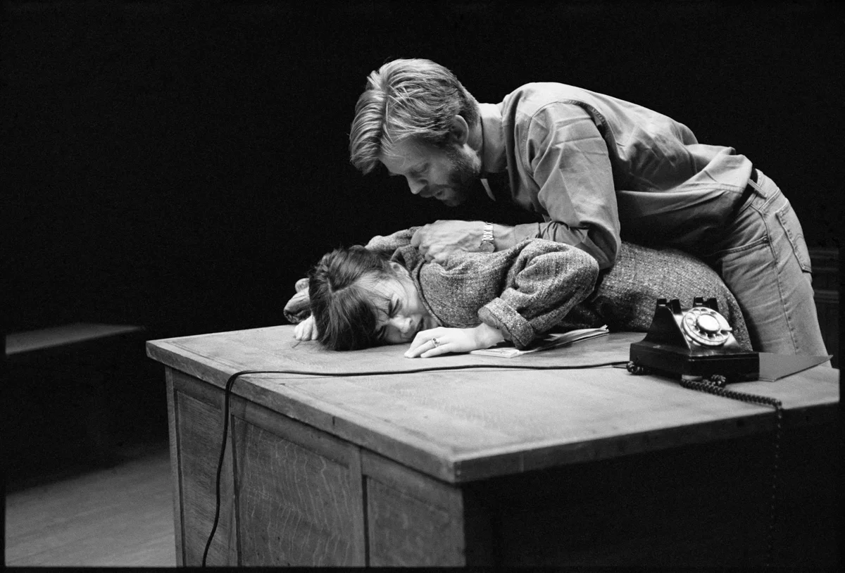 Oleanna, by David Mamet, with Rebecca Pidgeon, William H. Macy, 1992