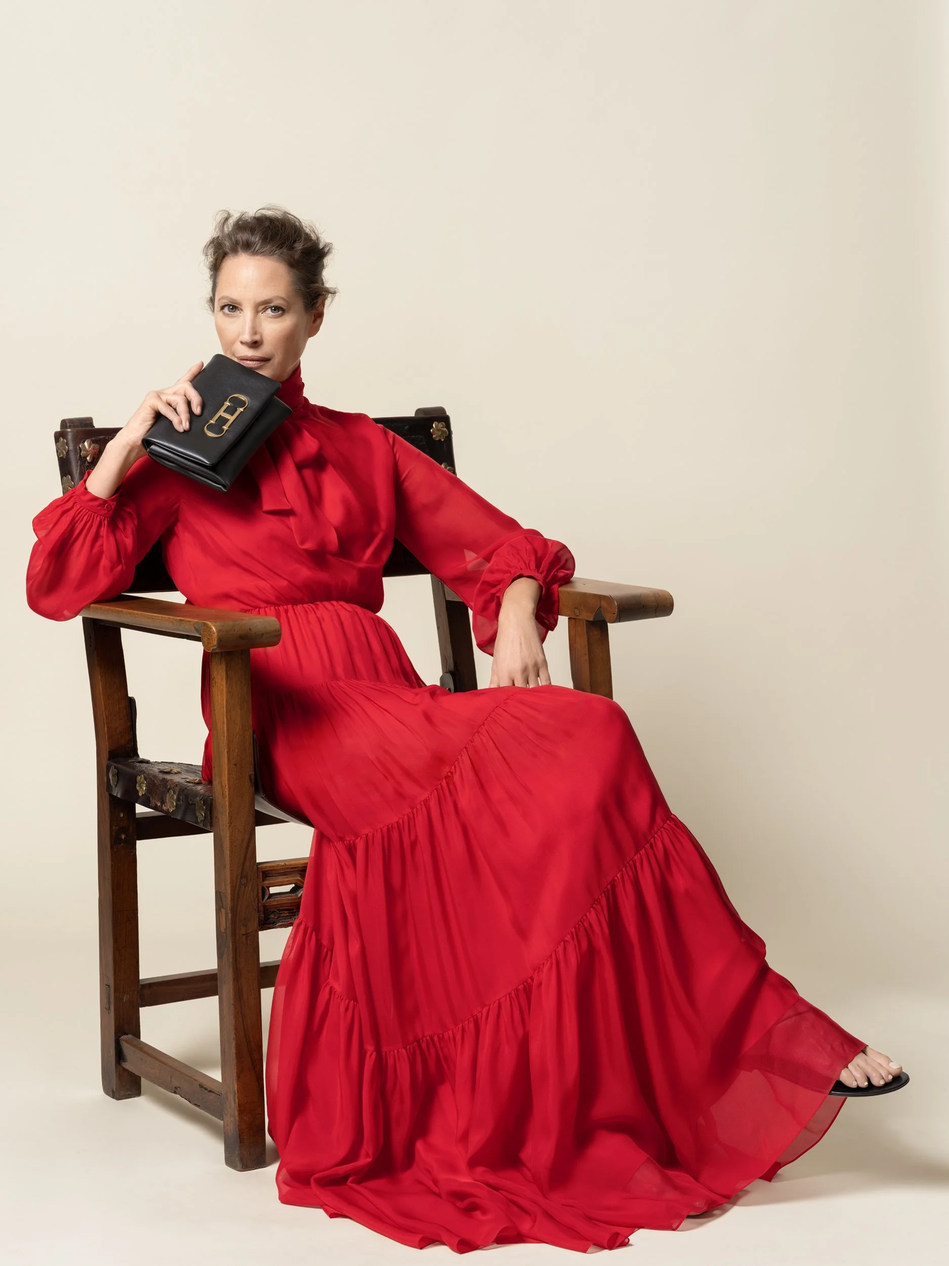 Christy Turlington for Carolina Herrera