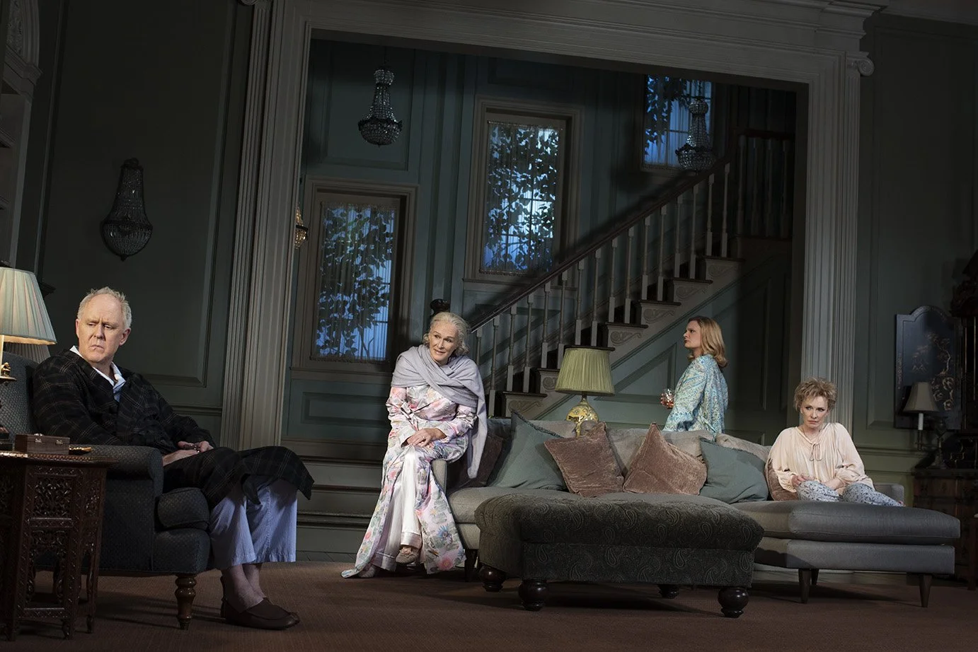 "A Delicate Balance", John Lithgow, Glenn Close, Martha Plimpton, Lindsay Duncan New York 2014
