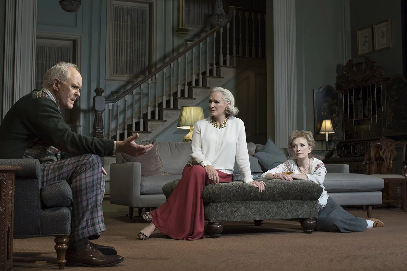 "A Delicate Balance", John Lithgow, Glenn Close, Lindsay Duncan New York 2014