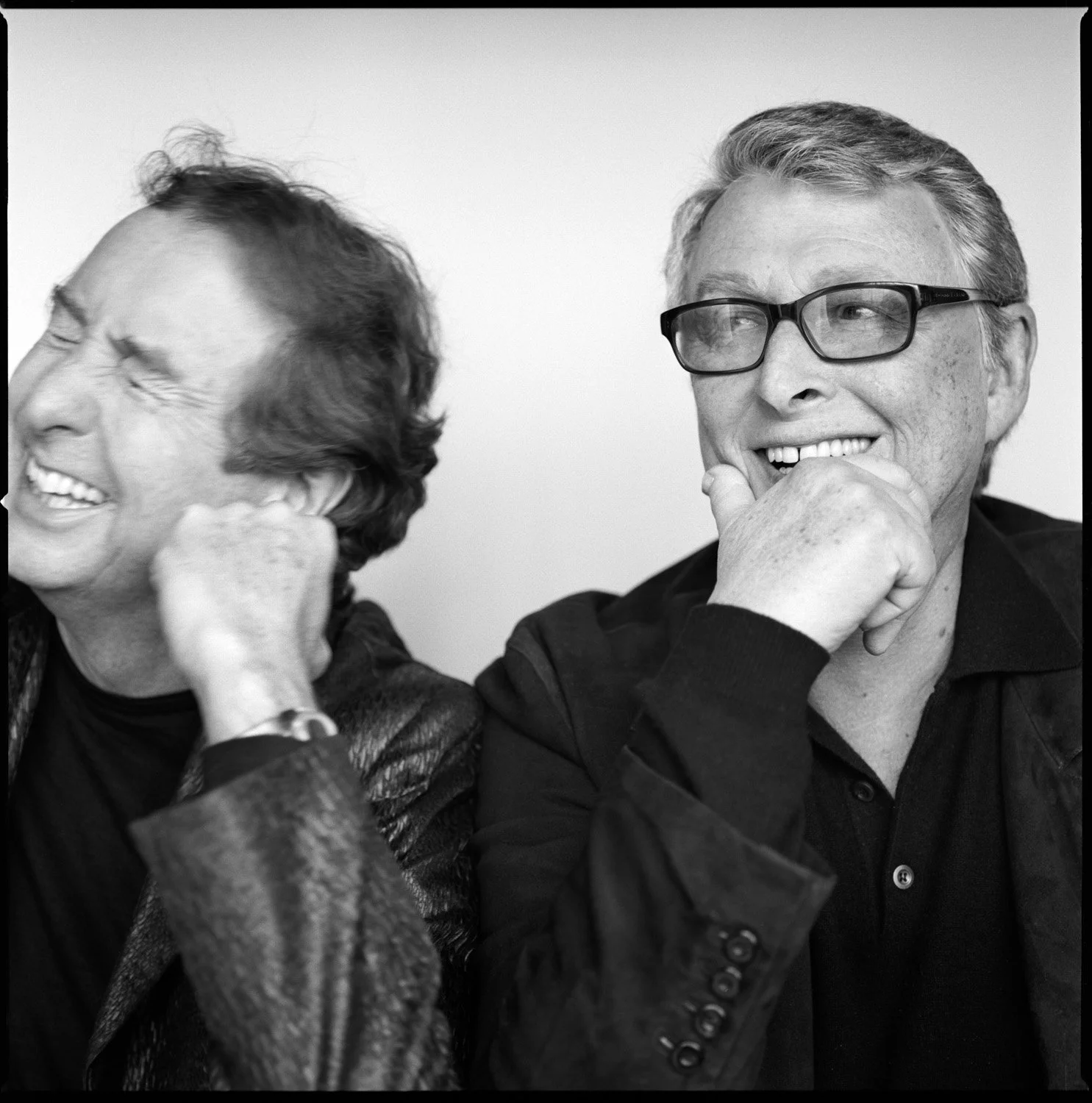 Eric Idle and Mike Nichols "Spamalot" New York 2005