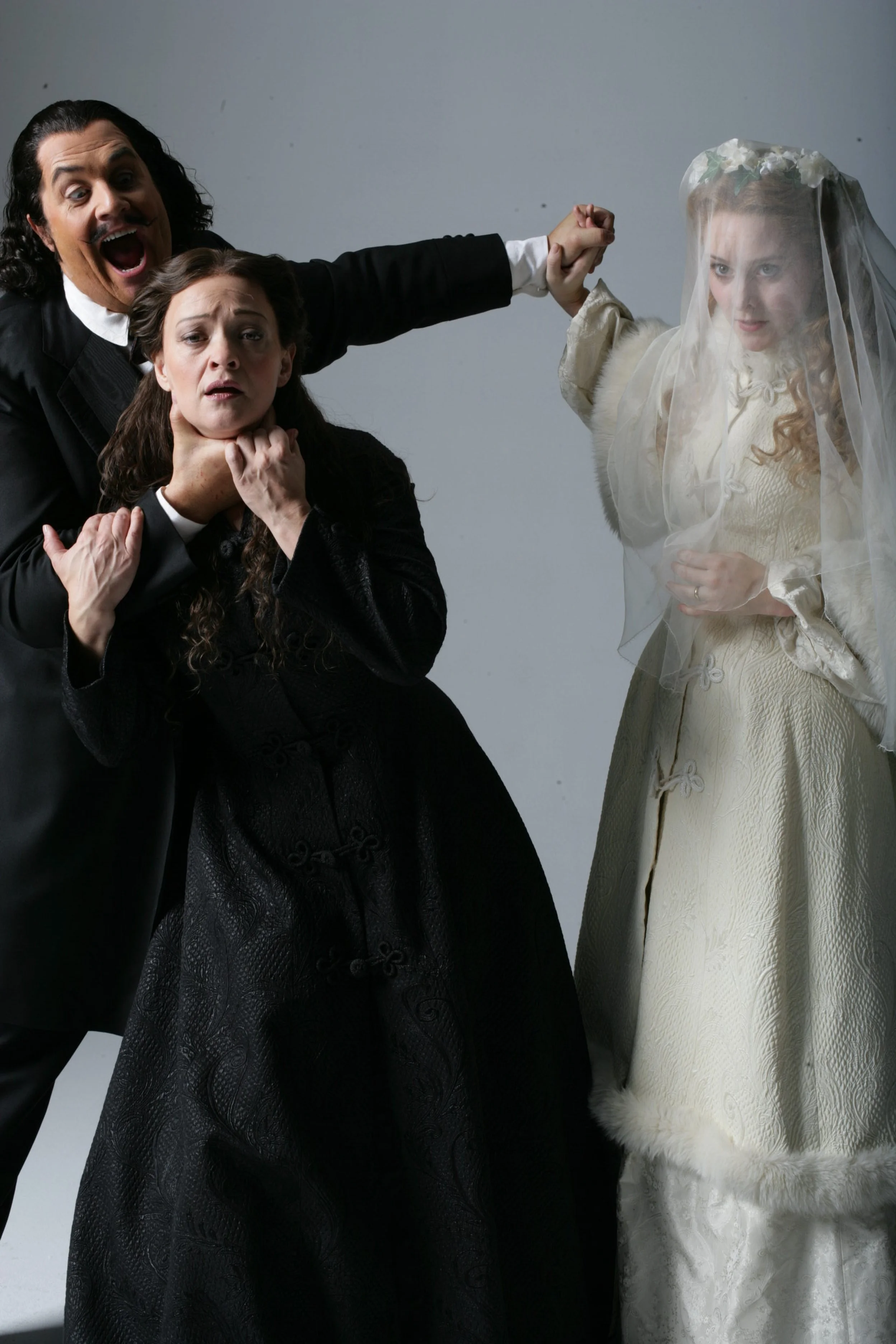 Cast of "Woman in White" New York 2005