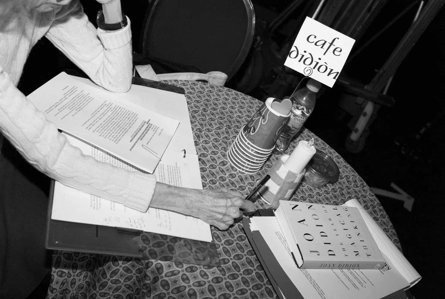 "The Year of Magical Thinking" Joan Didion,  New York 2007
