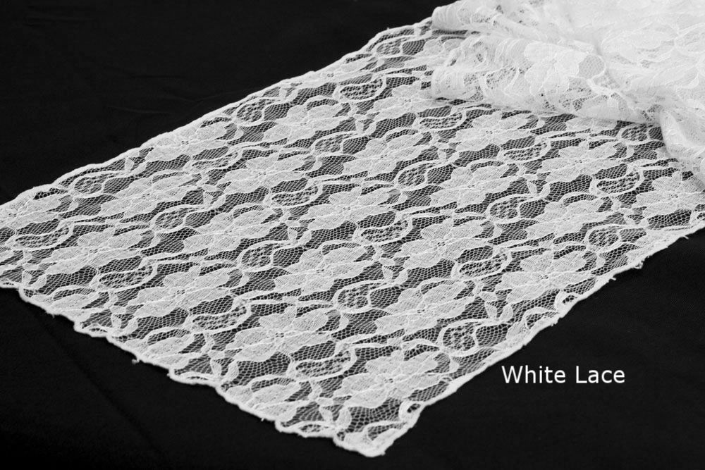 White Lace Table Runner