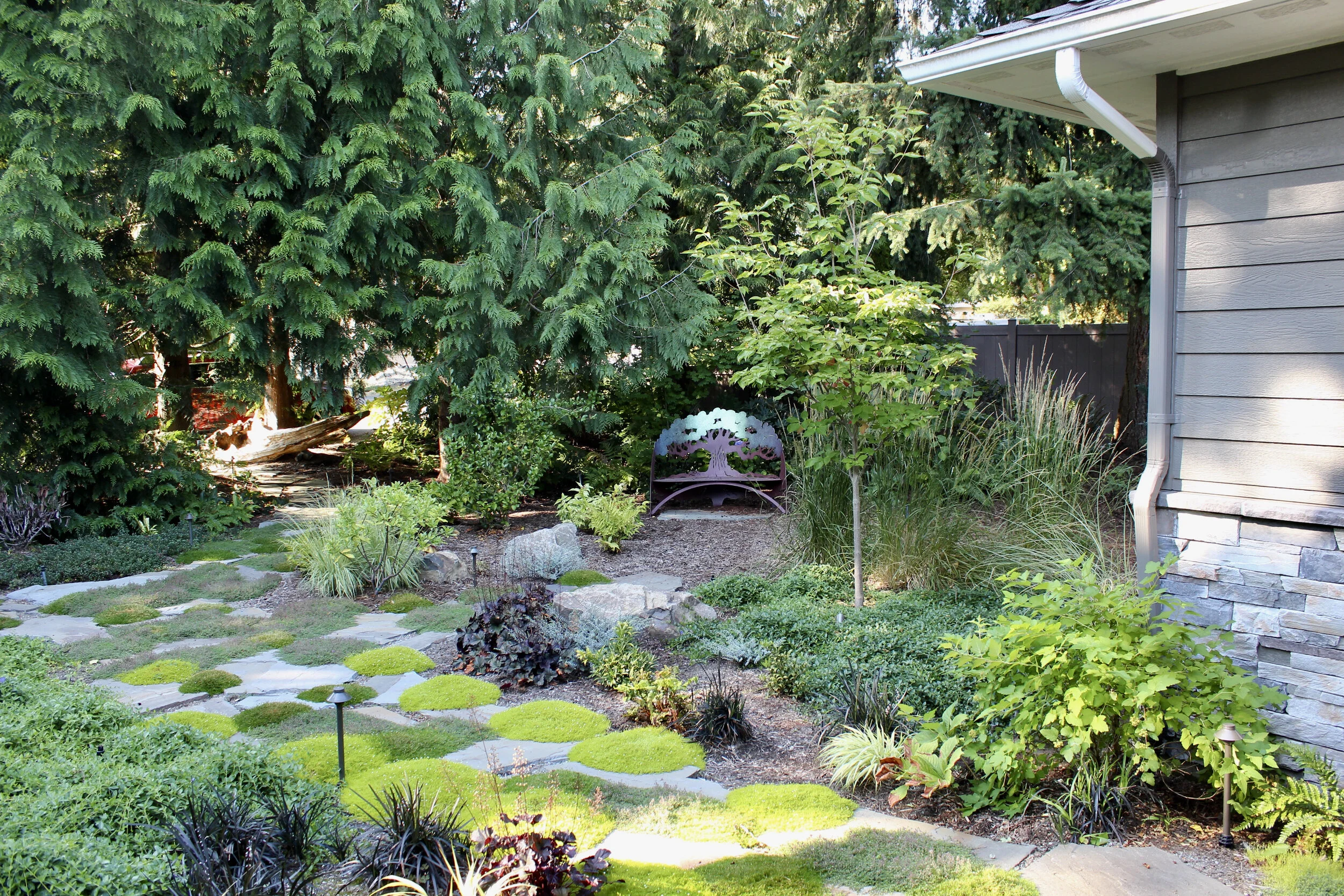 Japans landschapsontwerp in de buurt van Vancouver Wa