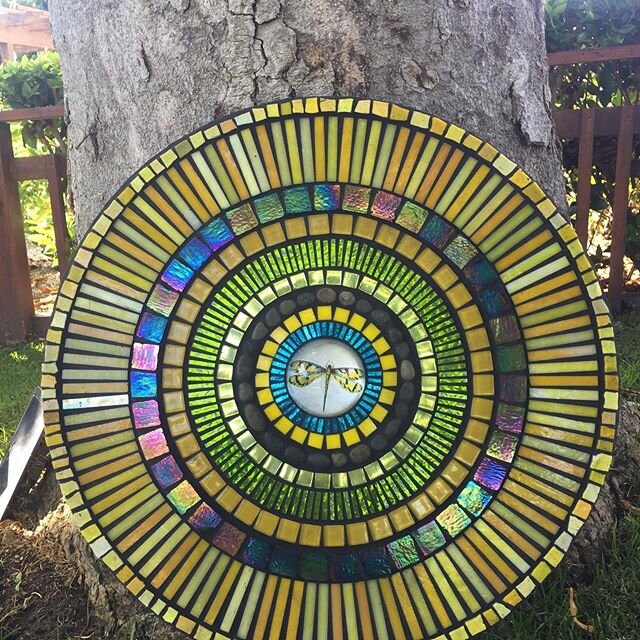 &ldquo;Summer Garden Mandala&rdquo; is looking for a new garden home.
&ldquo;The dragonfly symbolizes wisdom, change, transformation, light and adaptability in life. It shows up in people's lives to remind them that they need to bring a lightness and