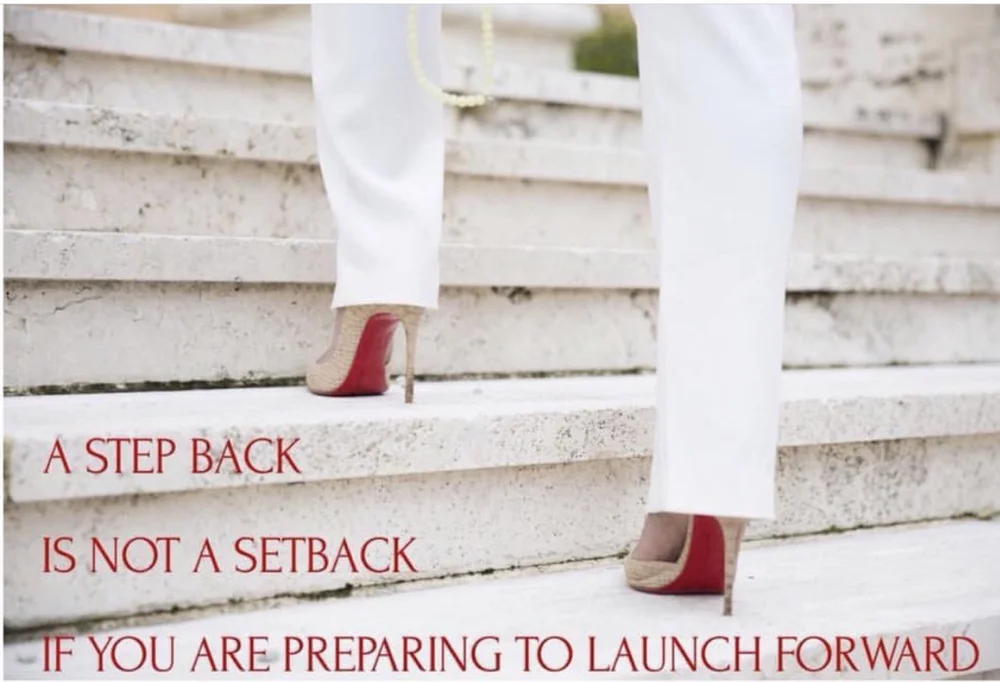 Take A Step Back To Launch Forward Crystal Westfield