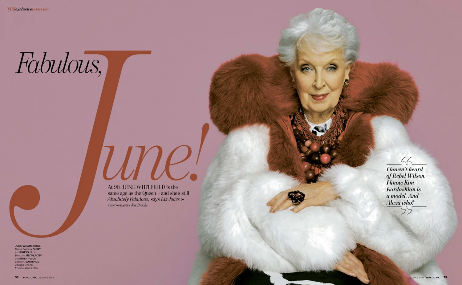 June Whitfield, You Magazine, June 2016