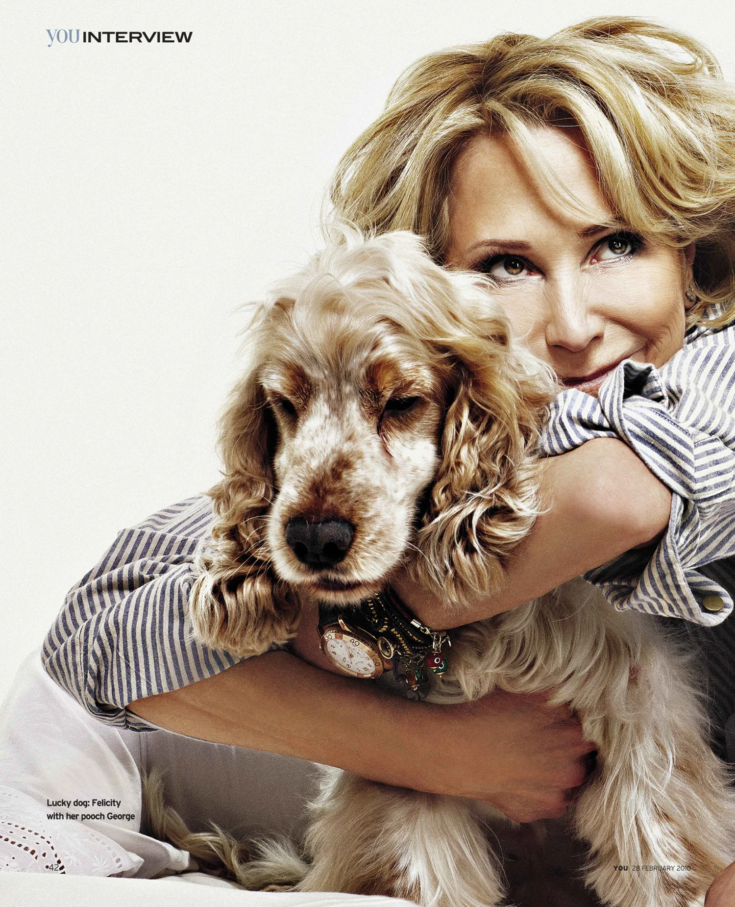 Felicity Kendal & George for You Magazine