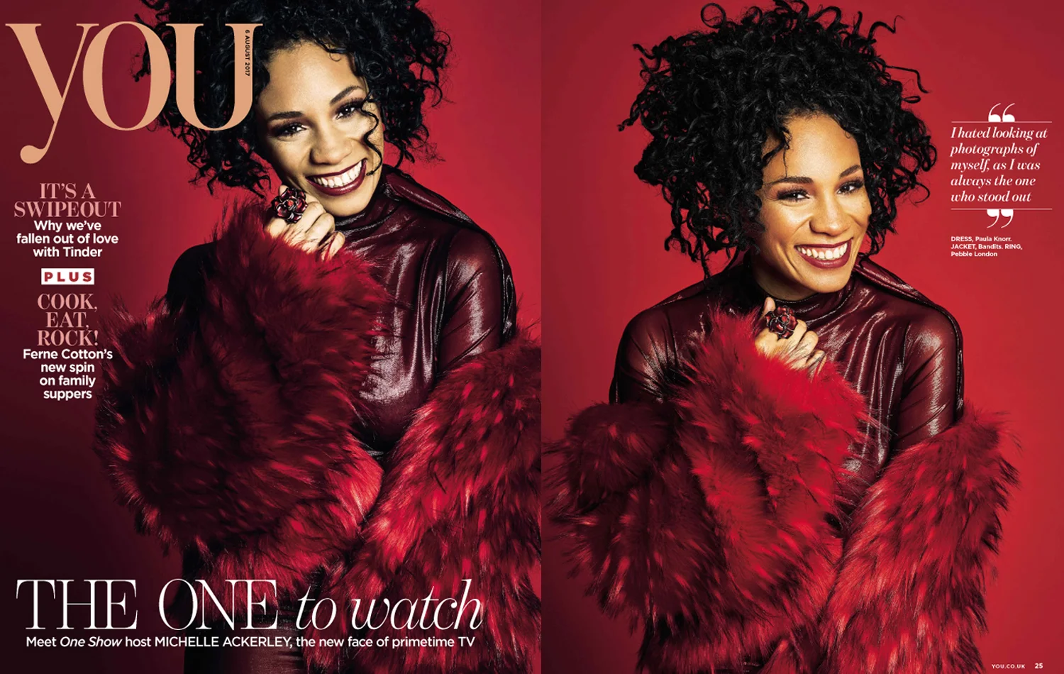 Michelle Ackerley, You Magazine, Aug 2017