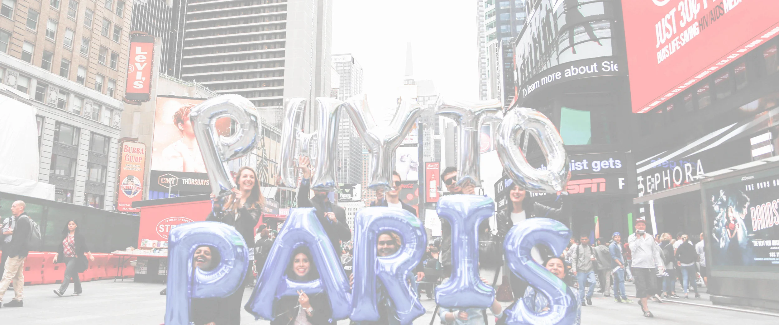 We're in Times Square!