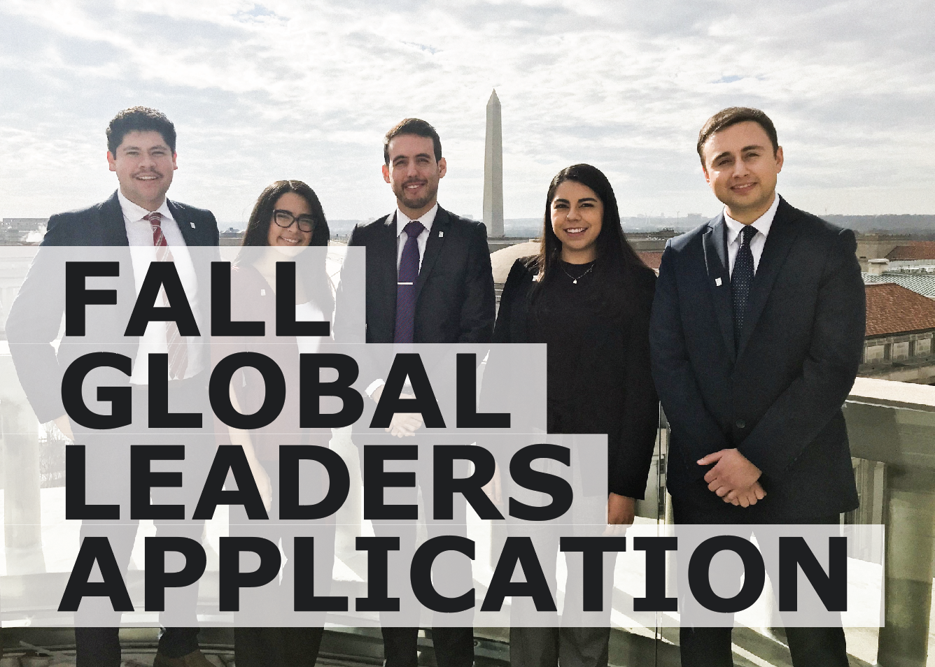 Fall 2019 Global Leaders Application Deadline