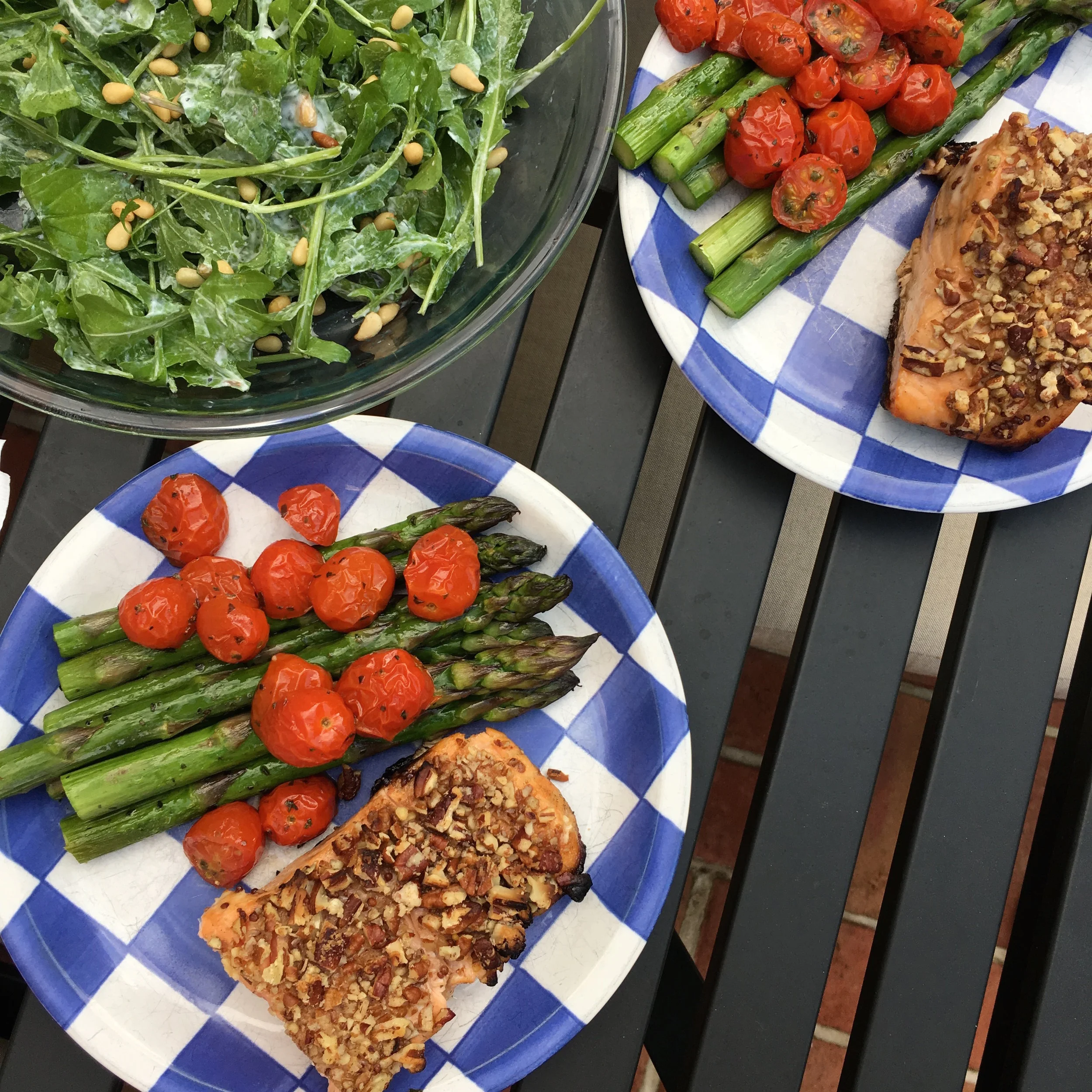 Pecan-Crusted Maple Mustard Salmon