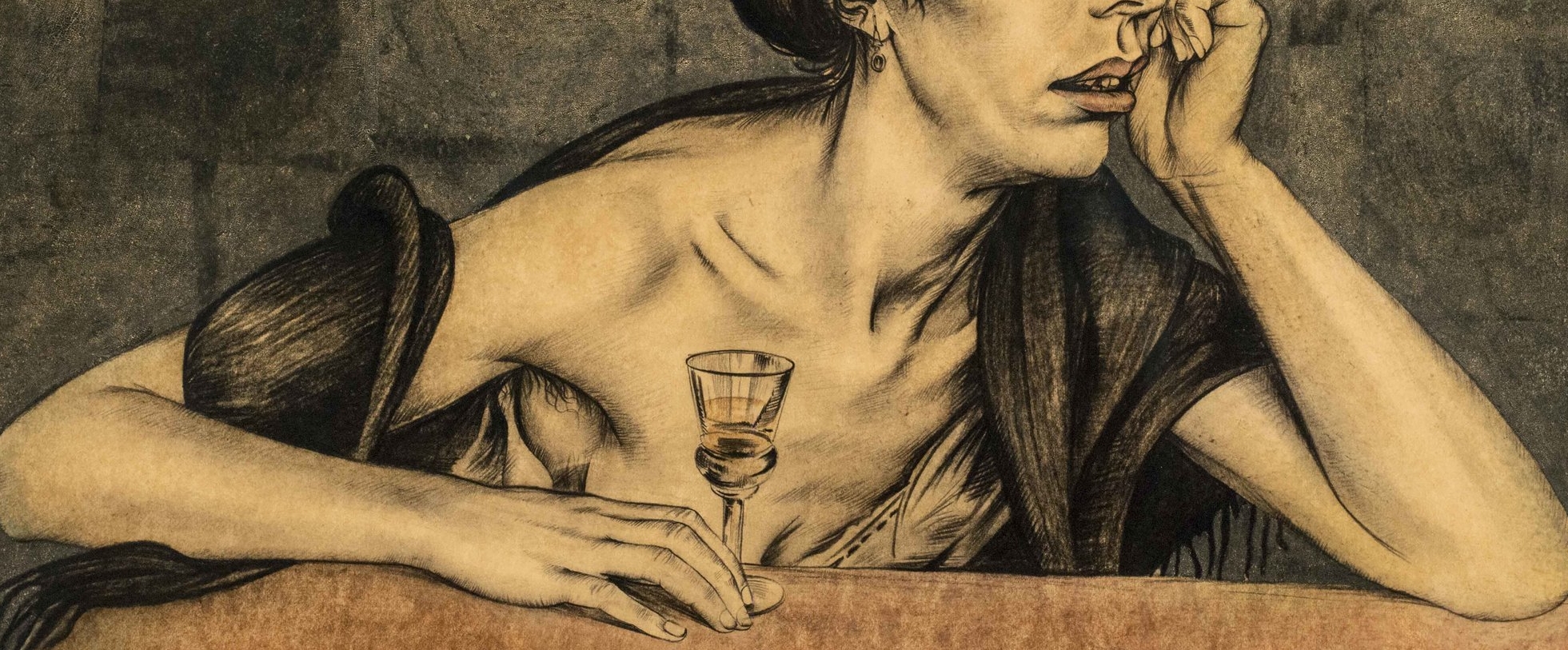 Walter Sauer, Woman from the Borinage, detail image