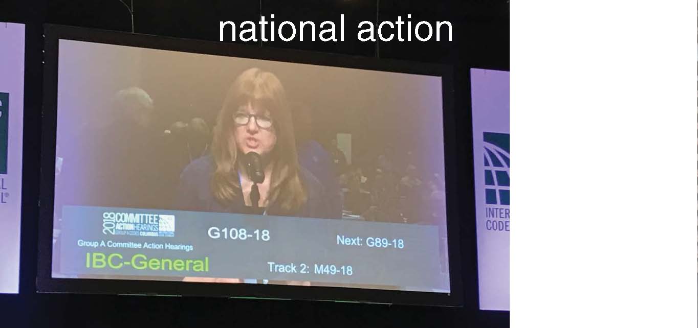 Codes were ratified successfully by wide margins in January 2019, and have been adopted in Washington, Oregon and Utah.