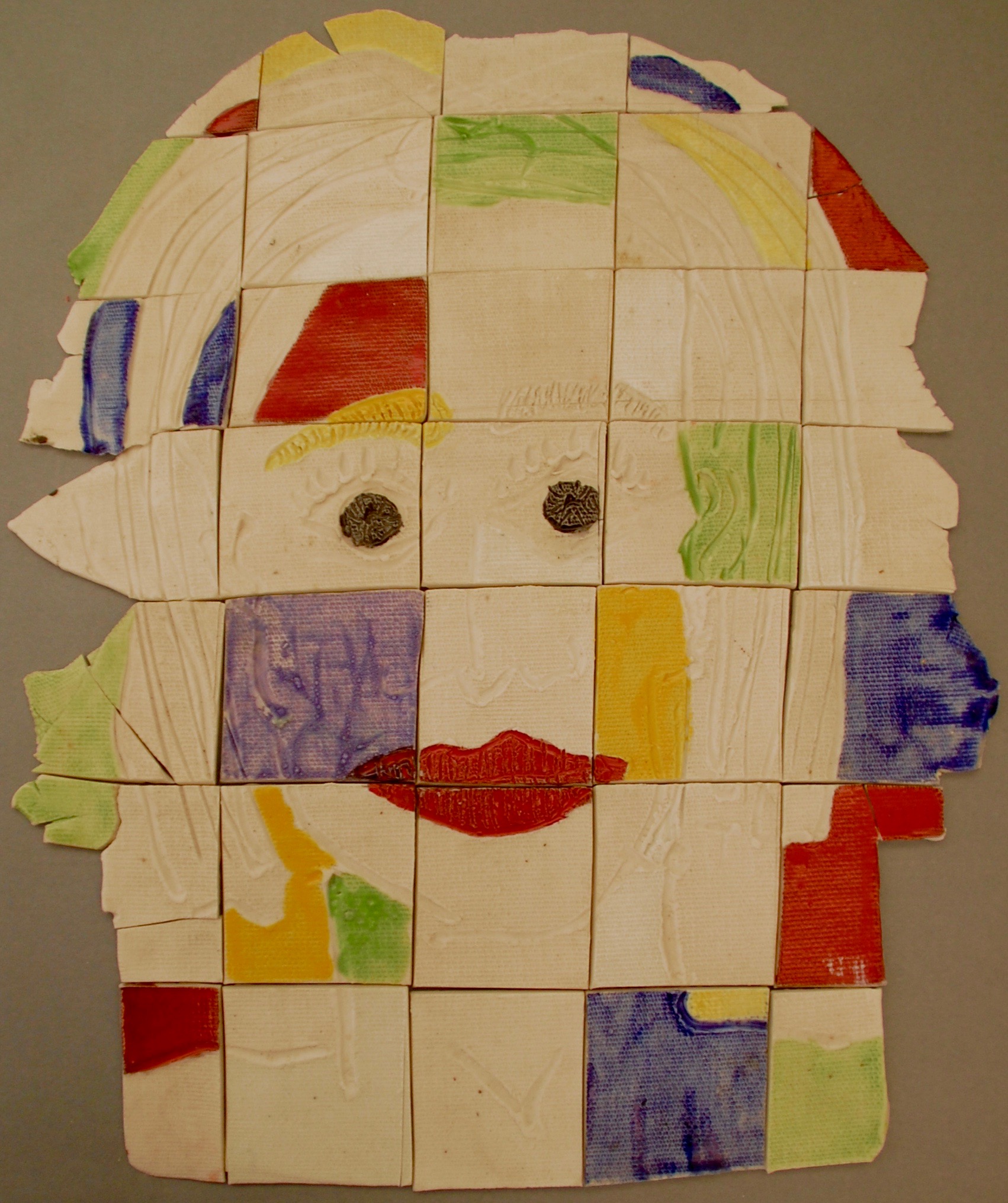 Head of a woman porcelain puzzle, 1999