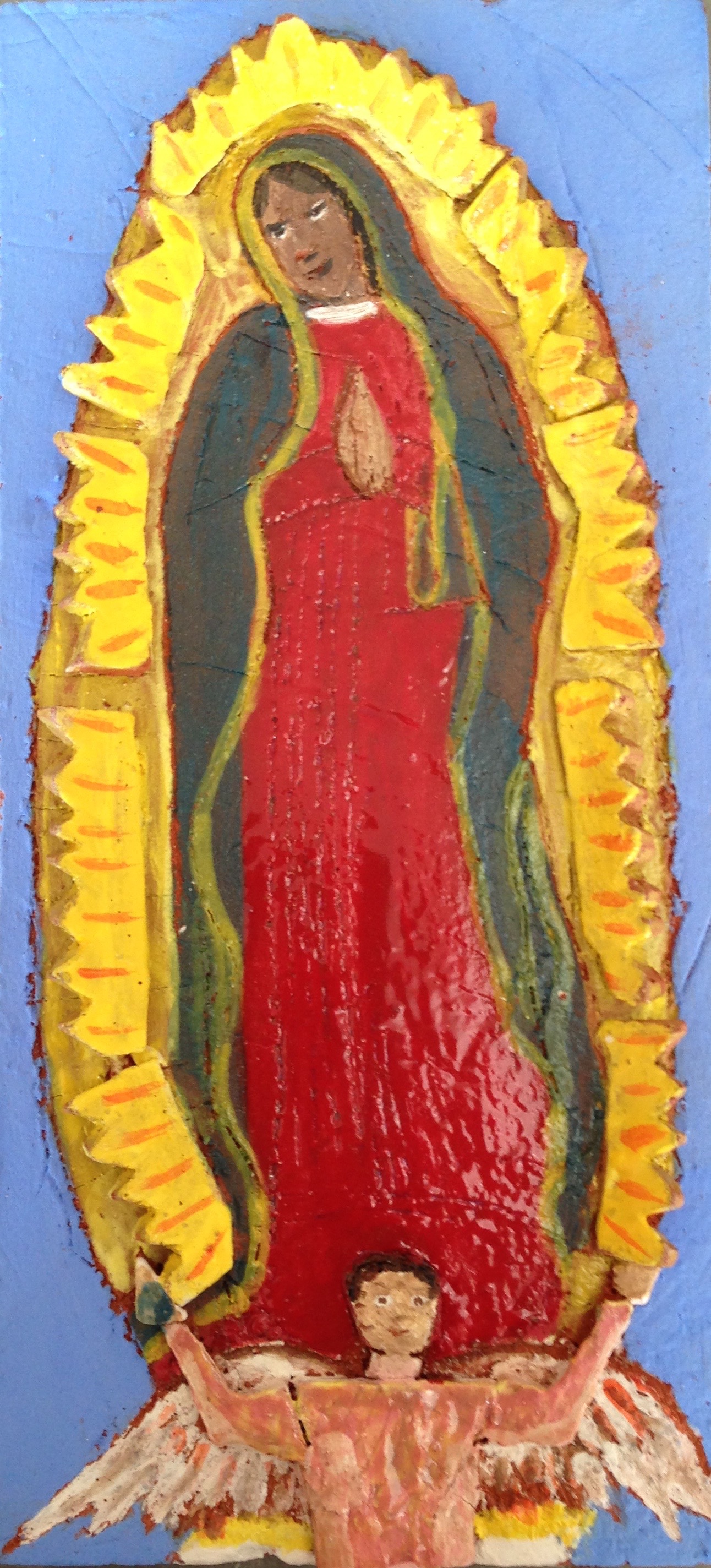 Small tile: Virgin of Guadalupe, 2016