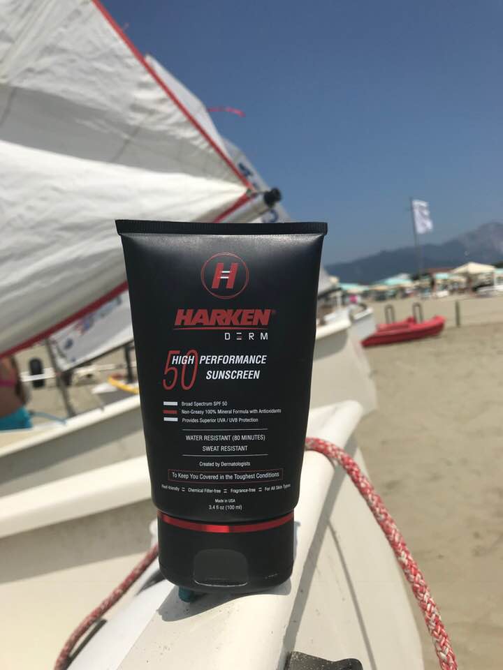 Harken Derm on boat in sand.jpg