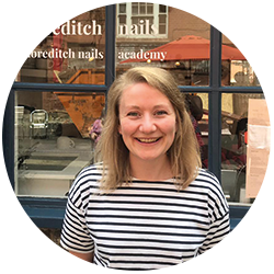 Laura nail artist & shoreditch nails academy graduate