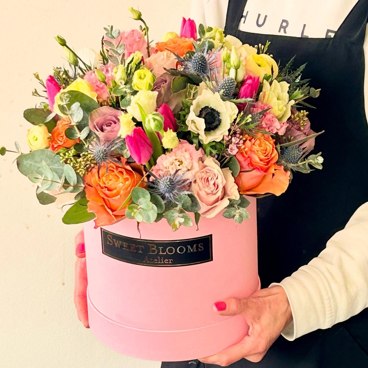 Hatbox 
#sweetbloomsatelier #flowers#florist#flowershop#hermosabeach