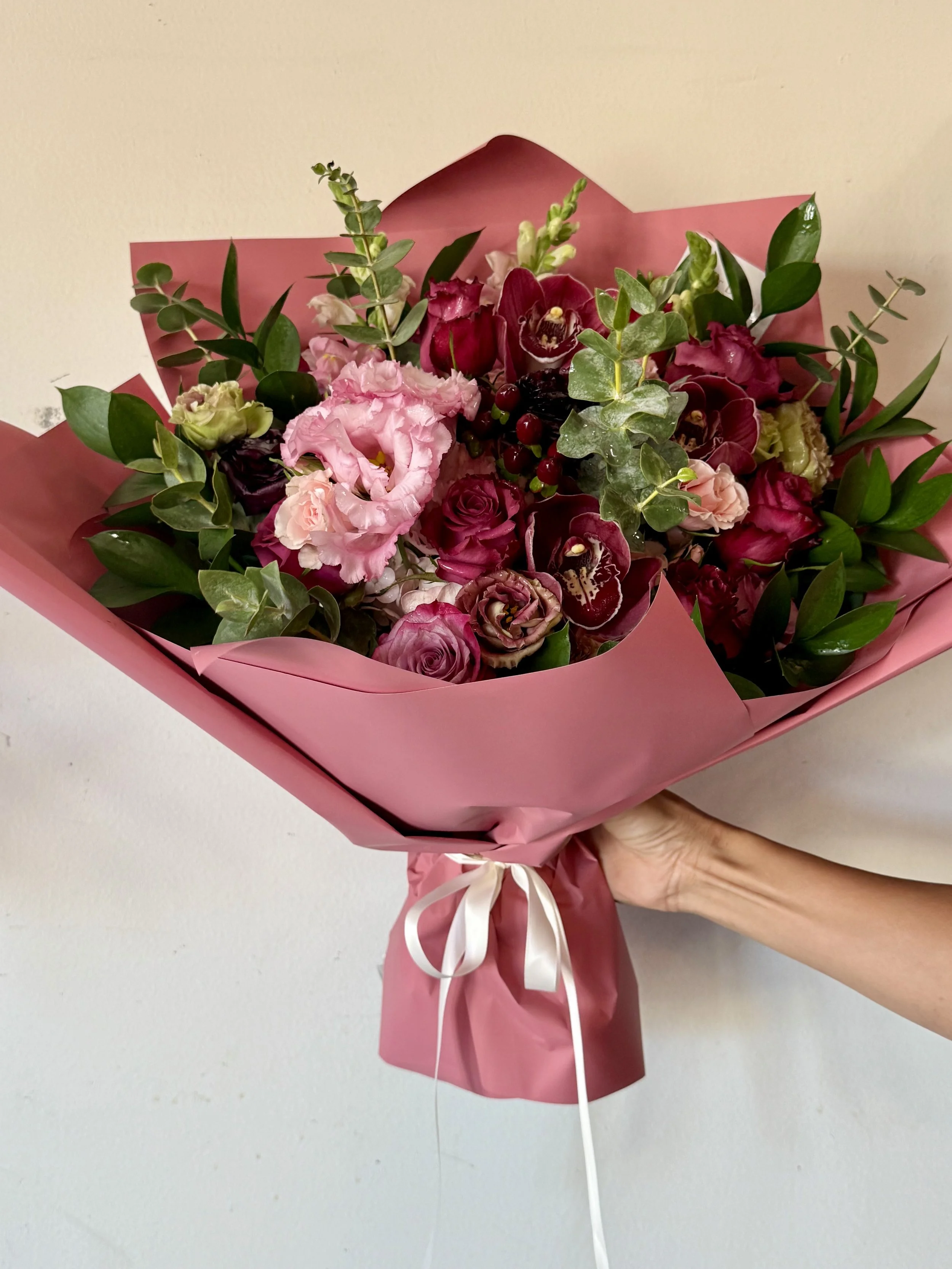 New) blushing burgundy