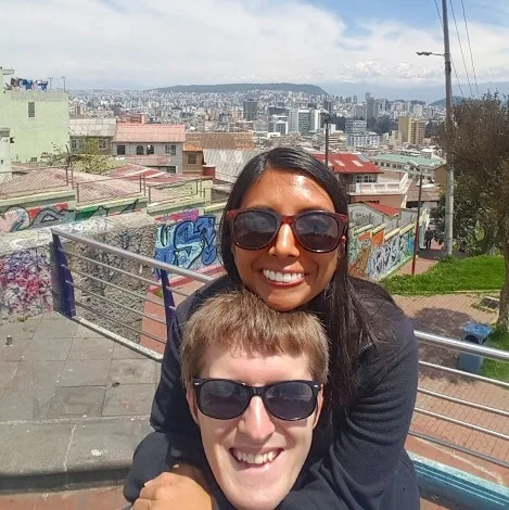 -Roshni & Jeff in Quito, Ecuador!