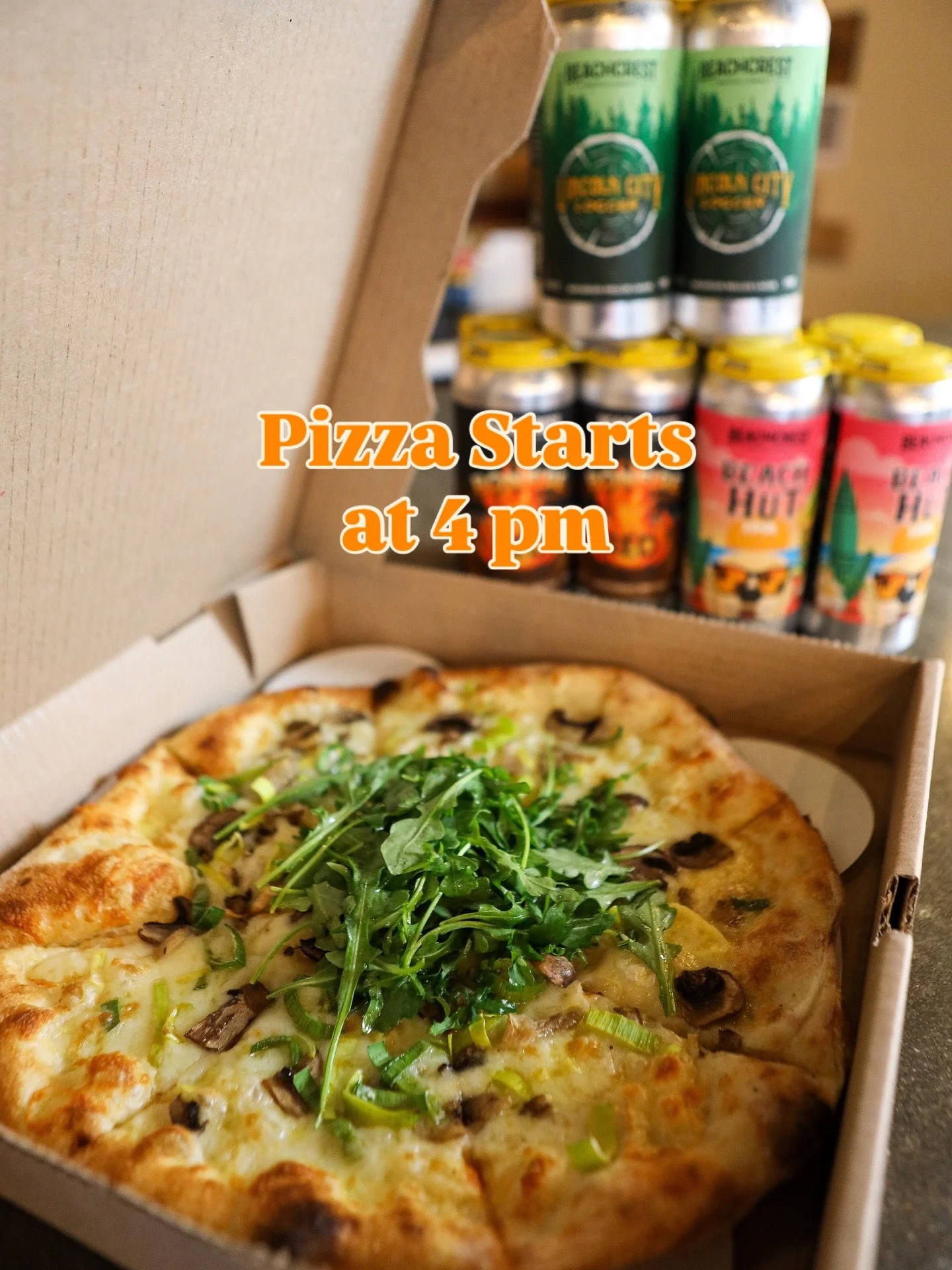 We're back from our annual staff retreat with pizzas and crisp beers available in-house and to go starting at 4 pm on Friday, October 17th.  We can't wait to see you soon at your neighborhood brewery. 
#beachcrestbrewing #ilovepizza🍕 #woodfiredpizz